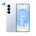 Samsung Galaxy S25 - 5G smartphone - dual-SIM - RAM 12 GB  /  Internal Memory 512 GB - OLED display - 6.2" - 2340 x 1080 pixels (120 Hz) - 3x rear cameras 50 MP, 12 MP, 10 MP - front camera 12 MP - icy blue