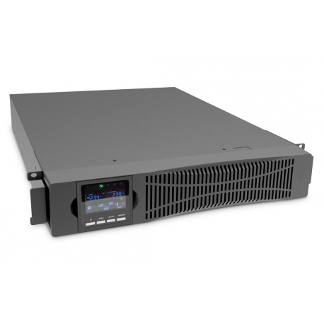 DIGITUS DN-170093 - UPS (rack-mountable  /  external) - online - AC 208 / 220 / 230 / 240 V - 1000 Watt - 1000 VA - 1-phase - 2 x battery - 9 Ah - 9 Ah - RS-232, USB - output connectors: 8 - 2U - 19" - 1