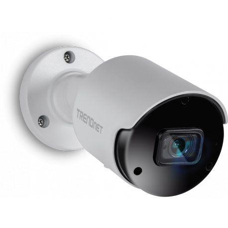 TRENDnet TV-IP1514PI - Network surveillance camera - bullet - outdoor, indoor - weatherproof - colour (Day&Night) - 5 MP - 2592 x 1920 - fixed focal - audio - LAN 10 / 100 - MJPEG, H.264, H.265 - DC 12 V  /  PoE - TAA Compliant - 2