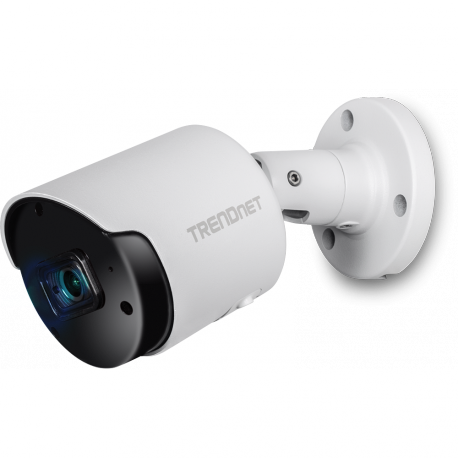 TRENDnet TV-IP1514PI - Network surveillance camera - bullet - outdoor, indoor - weatherproof - colour (Day&Night) - 5 MP - 2592 x 1920 - fixed focal - audio - LAN 10 / 100 - MJPEG, H.264, H.265 - DC 12 V  /  PoE - TAA Compliant - 5