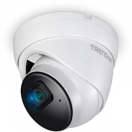 TRENDnet TV-IP1515PI - Network surveillance camera - turret - outdoor, indoor - weatherproof - colour (Day&Night) - 5 MP - 2592 x 1920 - fixed focal - audio - wired - LAN 10 / 100 - MJPEG, H.264, H.265 - DC 12 V  /  PoE - TAA Compliant - 2