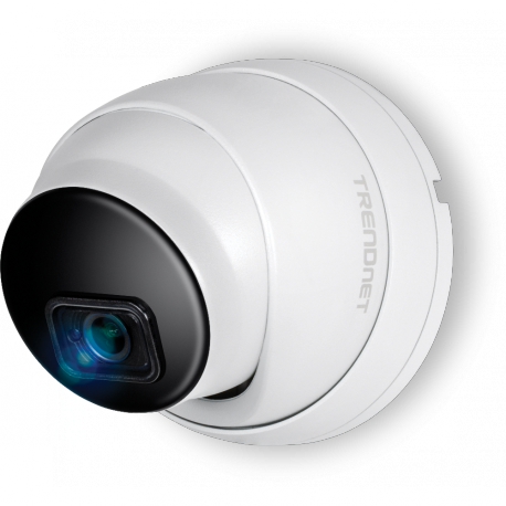 TRENDnet TV-IP1515PI - Network surveillance camera - turret - outdoor, indoor - weatherproof - colour (Day&Night) - 5 MP - 2592 x 1920 - fixed focal - audio - wired - LAN 10 / 100 - MJPEG, H.264, H.265 - DC 12 V  /  PoE - TAA Compliant - 3