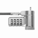 Targus DEFCON - Security cable lock - silver - 2 m