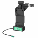 RAM Mounts GDS Uni-Conn Charging Dock with Key-Locking (Rechts) - 2-Hole AMPS Pattern - USB-C Connector - Screw Set