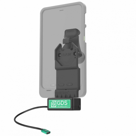 RAM GDS Uni-Conn - Car charging holder - non-locking - 15 Watt - 3 A (Pogo) - 1