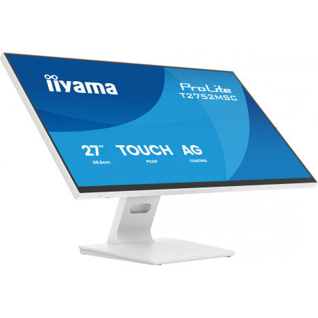 iiyama ProLite T27XX, 68,6 cm (27'), Projected Capacitive, 10 TP, Full HD, USB, kit (USB), white - 0