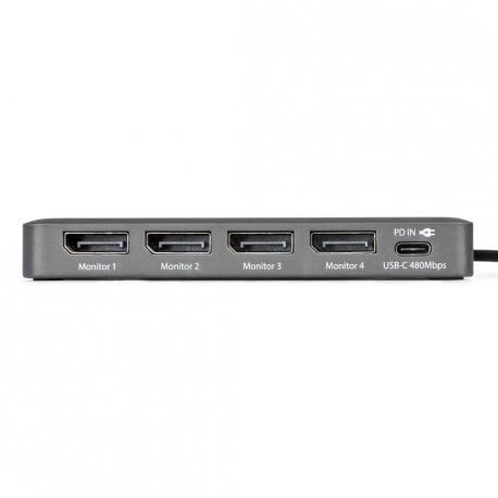 StarTech.com - Docking station - USB-C  /  Displayport - 4 x DP - TAA Compliant - 2