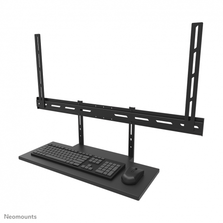 Neomounts AV40-500BL - Mounting kit (mount bracket, keyboard shelf) - for keyboard  /  mouse - universal - black - screen size: 43"-110" - VESA-mountable - 4