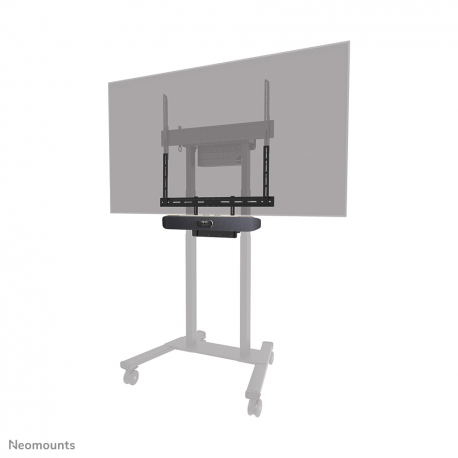 Neomounts AV60-500BL - Mounting kit (mount bracket, laptop shelf) - for video bar  /  laptop - universal - black - screen size: 43"-110" - VESA-mountable - 15