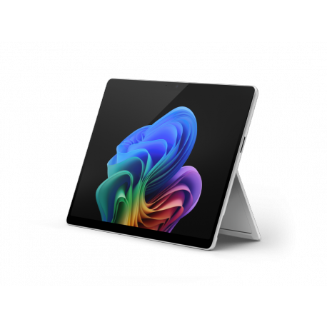 Microsoft Surface Pro Copilot+ PC for Business - 11th Edition - tablet - Snapdragon X Plus - X1P-64-100  /  up to 3.6 GHz - Win 11 Pro - Qualcomm Adreno - 16 GB RAM - 512 GB SSD - 13" touchscreen 2880 x 1920 @ 120 Hz - NFC, Wi-Fi 7, Bluetooth - 5G LTE, NR - platinum - 0