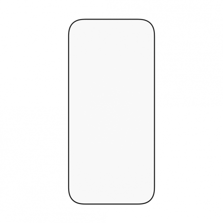 PanzerGlass - Screen protector for mobile phone - ultra-wide fit with FASTFIT IN-A-BOX - glass - frame colour black - for Apple iPhone 16, 17 - 1