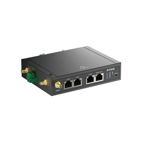 D-Link DWM-530-T - Wireless router - WWAN SNMP, SNMP v2c, SNMP v3 2.4 GHz - 4G, 3G - DIN rail mountable - 1