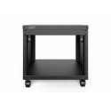 Digitus - Rack cabinet - black, RAL 9005 - 8U - 19"
