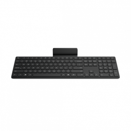 Lenovo Pro 6000 - Keyboard - multi-mode - wireless - 2.4 GHz, Bluetooth 5.3 - US with Euro symbol - eclipse black - brown box - 3