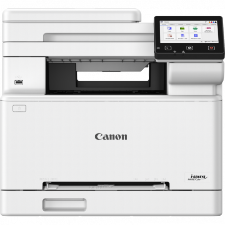 Canon i-SENSYS MF667Cdw - Multifunction printer - colour - laser - A4 (210 x 297 mm), Legal (216 x 356 mm) (original) - A4 / Legal (media) - up to 25 ppm (copying) - up to 25 ppm (printing) - 300 sheets - 33.6 Kbps - USB 2.0, Gigabit LAN, Wi-Fi(n), USB host - 0