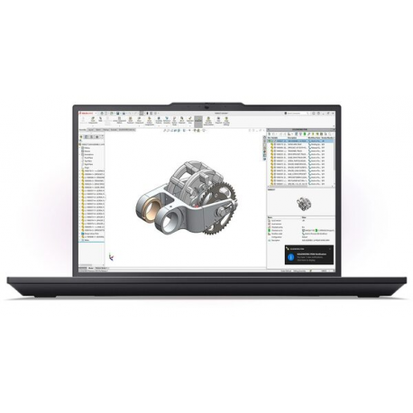 Lenovo ThinkPad P16v Gen 3 21RS - Intel Core Ultra 7 - 255H  /  up to 5.1 GHz - Win 11 Pro - RTX PRO 1000 Blackwell - 32 GB RAM - 1 TB SSD TCG Opal Encryption 2, NVMe, Performance - 16" IPS 1920 x 1200 - Wi-Fi 7, Bluetooth - black - kbd: Nordic (Danish / Finnish / Norwegian / Swedish) - with 3 Years Lenovo Premier Support, CO2 Offset 0.5 ton (2nd Gen) - 9