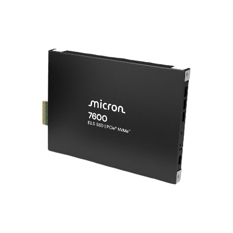 Micron 7600 PRO - SSD - Read Intensive - encrypted - 3.84 TB - internal - 2.5" - U.2 PCIe 5.0 x4 (NVMe) - FIPS 140-3 Level 2 - TCG Opal Encryption - 1