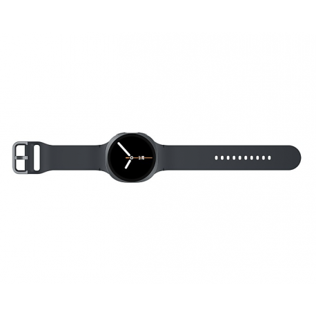 Samsung Galaxy Watch8 - 44 mm - graphite - smart watch with sport band - rubber - graphite - band size: M/L - display 1.47" - 32 GB - NFC, Bluetooth, Wi-Fi - 34 g - 4