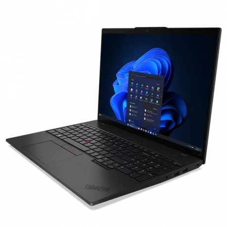 Lenovo ThinkPad L16 Gen 2 21SA - 180-degree hinge design - Intel Core Ultra 7 - 255U  /  up to 5.2 GHz - Win 11 Pro - Intel Graphics - 16 GB RAM - 512 GB SSD TCG Opal Encryption 2, NVMe - 16" IPS 1920 x 1200 - Wi-Fi 6E, Bluetooth - black - kbd: Nordic - with 3 Years Lenovo Onsite Support, CO2 Offset 0.5 ton (2nd Gen) - 1