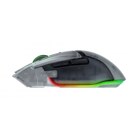 Razer Basilisk V3 pro 35K - Phantom White Edition - mouse - right-handed - optical - 11 buttons - wireless, wired - Bluetooth, USB-C, 2.4 GHz - white - 1