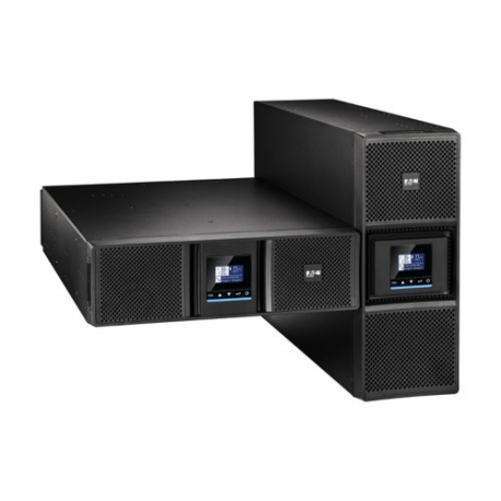 Eaton 9SX Gen2 9SX6KIRT3UG2 - UPS (rack-mountable) - AC 200 / 208 / 220 / 230 / 240 / 250 V - 6000 Watt - 6000 VA - 1-phase - 5 Ah - RS-232, USB - output connectors: 12 - PFC - 3U - 19" - black - 5