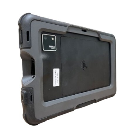 Zebra - Bumper for tablet - rugged - blue - 8" - for Zebra ET401 - 0