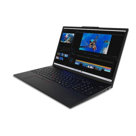 Lenovo ThinkPad P16 Gen 3 21RQ - Intel Core Ultra 7 - 255HX / up to 5.2 GHz - Win 11 Pro - RTX PRO 2000 Blackwell - 32 GB RAM - 1 TB SSD TCG Opal Encryption 2, NVMe, Performance - 16" IPS 1920 x 1200 - 2.5 Gigabit Ethernet - Wi-Fi 7, Bluetooth - black - kbd: Nordic - with 3 Years Lenovo Premier Support, CO2 Offset 0.5 ton (2nd Gen) - 7