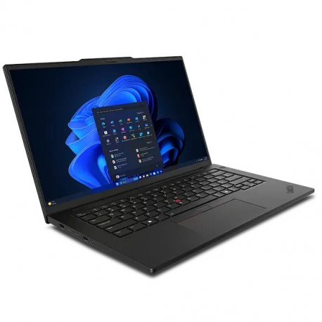 Lenovo ThinkPad P14s Gen 6 21QT - 180-degree hinge design - Intel Core Ultra 9 - 285H / up to 5.4 GHz - vPro Enterprise - Win 11 Pro - Arc Graphics 140T - 64 GB RAM - 1 TB SSD TCG Opal Encryption 2, NVMe, Performance - 14.5" IPS 2560 x 1600 (WQXGA) @ 90 Hz - Gigabit Ethernet - Wi-Fi 7, Bluetooth - black - kbd: Nordic - with 3 Years Lenovo Premier Support, CO2 Offset 0.5 ton (2nd Gen) - 1
