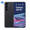 Samsung Galaxy S25 FE - 5G smartphone - dual-SIM - RAM 8 GB / Internal Memory 256 GB - OLED display - 6.7" - 2340 x 1080 pixels (120 Hz) - 3x rear cameras 50 MP, 12 MP, 8 MP - front camera 12 MP - jet black