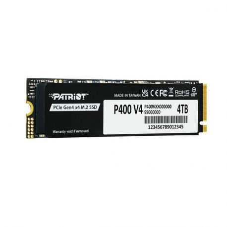 Patriot P400 V4 - SSD - 500 GB - internal - M.2 2280 - PCIe 4.0 x4 (NVMe) - 1