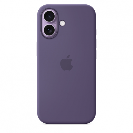 Apple - Back cover for mobile phone - MagSafe compatibility - silicone - purple fog - for iPhone 17 - 0
