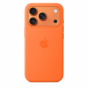 Apple - Back cover for mobile phone - MagSafe compatibility - silicone - orange - for iPhone 17 Pro