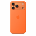 Apple - Back cover for mobile phone - MagSafe compatibility - silicone - orange - for iPhone 17 Pro Max