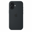 Apple - Back cover for mobile phone - MagSafe compatibility - silicone - black - for iPhone 17