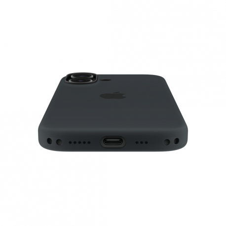 Apple - Back cover for mobile phone - MagSafe compatibility - silicone - black - for iPhone 17 - 6
