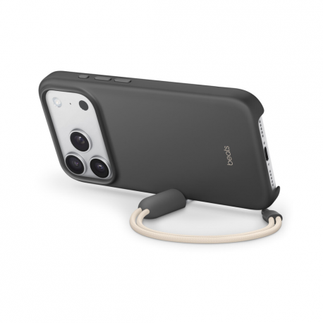 Beats - Back cover for mobile phone - with kickstand - MagSafe compatibility - polycarbonate - granite grey - for iPhone 17 Pro - 2