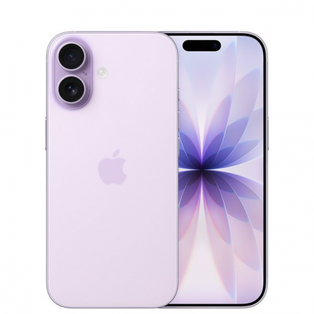 Apple iPhone 17 - 5G smartphone - dual-SIM  /  Internal Memory 256 GB - OLED display - 6.3" - 2622 x 1206 pixels (120 Hz) - 2x rear cameras 48 MP, 48 MP - front camera 18 Megapixel - lavender - 0
