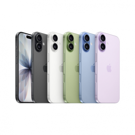Apple iPhone 17 - 5G smartphone - dual-SIM  /  Internal Memory 256 GB - OLED display - 6.3" - 2622 x 1206 pixels (120 Hz) - 2x rear cameras 48 MP, 48 MP - front camera 18 Megapixel - lavender - 6