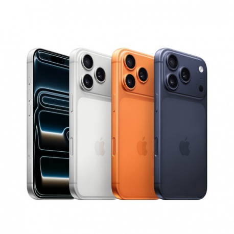 Apple iPhone 17 Pro - 5G smartphone - dual-SIM  /  Internal Memory 256 GB - OLED display - 6.3" - 2622 x 1206 pixels (120 Hz) - 3x rear cameras 48 MP, 48 MP, 48 MP - front camera 18 Megapixel - deep blue - 7
