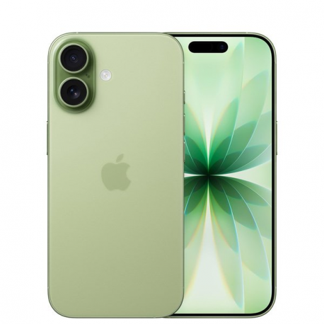 Apple iPhone 17 - 5G smartphone - dual-SIM  /  Internal Memory 256 GB - OLED display - 6.3" - 2622 x 1206 pixels (120 Hz) - 2x rear cameras 48 MP, 48 MP - front camera 18 Megapixel - sage - 0
