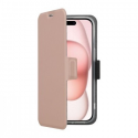Screenor Clever - Flip cover for mobile phone - MagSafe compatibility - eco-leather, thermoplastic polyurethane (TPU) - rose - for Apple iPhone 17