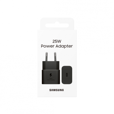 Samsung EP-T2510 - Power adapter - 25 Watt - 3 A - SFC, PD 3.0 (24 pin USB-C) - black - 4