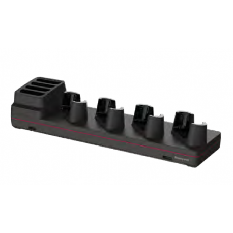 5 Bay Net base. For Ethernet comms and recharging up to 4pcs of CT70 with or w/o boot and 4pcs of batteries. Kit includes 5 bay - 0