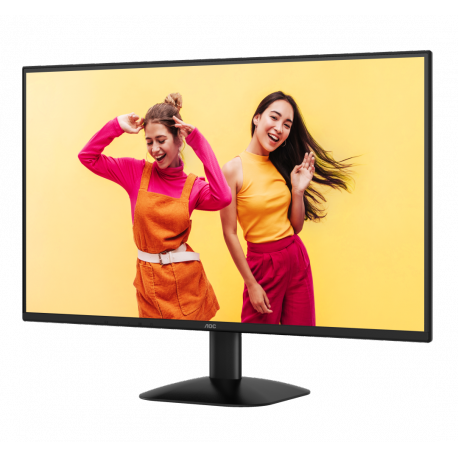 AOC Basic-line Q27B35S3 - LED monitor - 27" - 2560 x 1440 QHD @ 120 Hz - IPS - 300 cd / m² - 1500:1 - 1 ms - HDMI, DisplayPort - speakers - black - 4