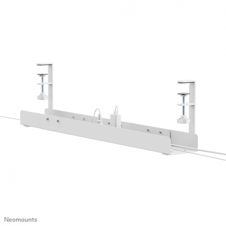 Neomounts - Cable management tray - clamp-on design, universal - desk mountable - white - 0
