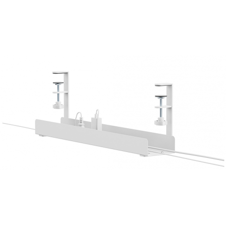 Neomounts - Cable management tray - clamp-on design, universal - desk mountable - white - 0