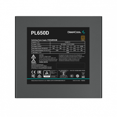 Deepcool PL650D-FC PSU, White - 2