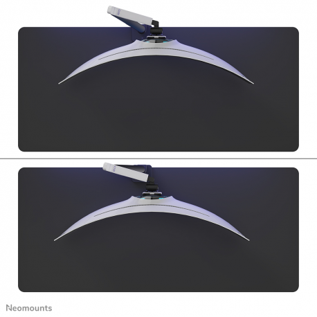 Neomounts ACE DS70-256BL1 - Mounting kit (articulating arm) - full-motion - for flat panel - gaming - steel - black - screen size: 24"-57" - desk-mountable - 8