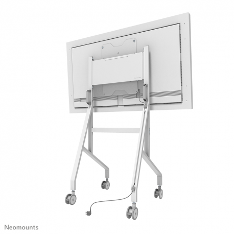 Neomounts Move Go Flip FL50-515WH1 - Cart - for flat panel - steel - white - screen size: 55"-65" - mounting interface: 400 x 400 mm - 12