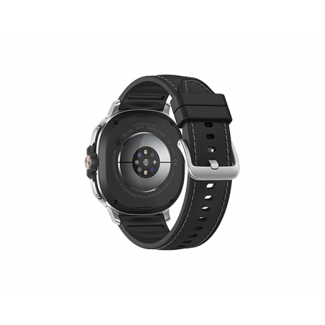 Samsung Galaxy Watch8 Classic - 46 mm - smart watch with hybrid band - hybrid eco-leather - band size: S/M/L - display 1.34" - 64 GB - NFC, Wi-Fi, Bluetooth - 63.5 g - black - 3